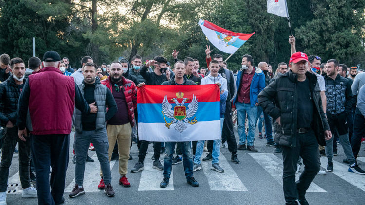 Протести в Черна гора в подкрепа на министъра на правосъдието