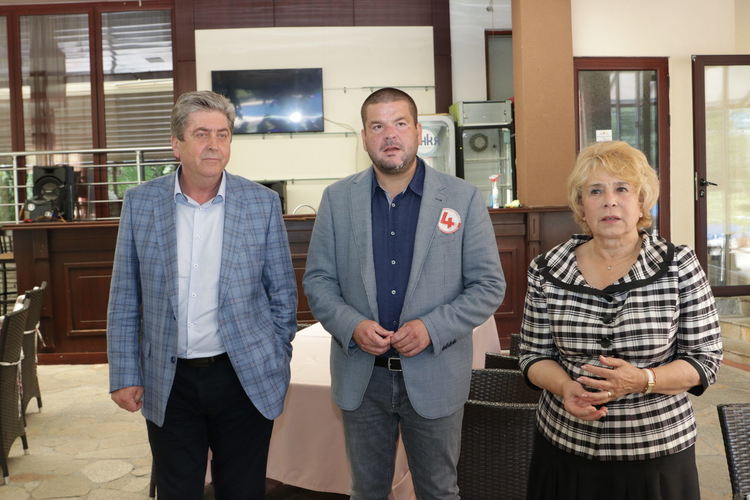Георги Първанов подкрепи кандидатите на коалиция „БСП за България” в Хасково