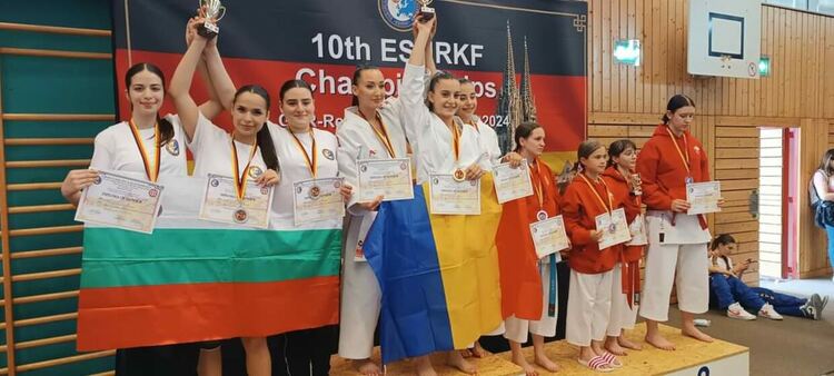 Кърджалийските каратисти с три медала на Европейско първенство в Германия