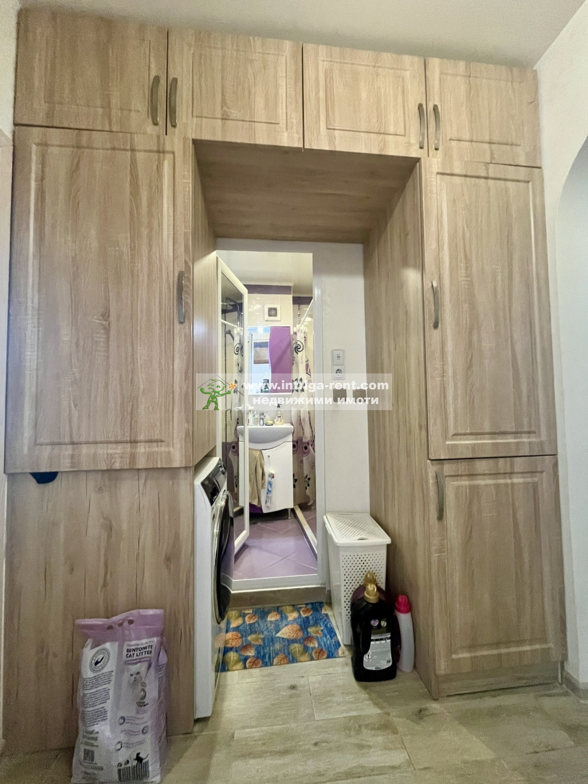 №4115 Двустаен, ремонтиран апартамент за продажба, в саниран блок, в кв. Бадема, Хасково.