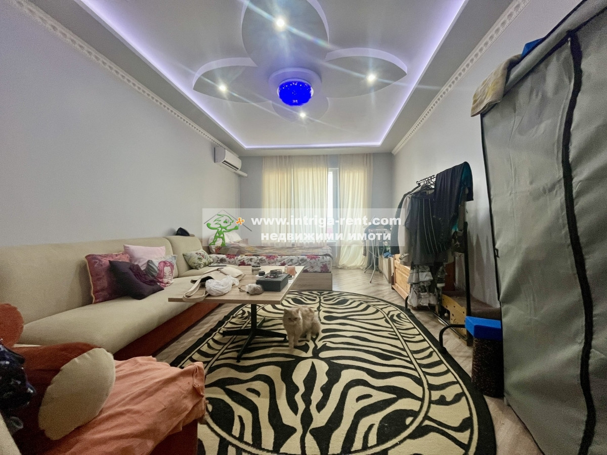 №4115 Двустаен, ремонтиран апартамент за продажба, в саниран блок, в кв. Бадема, Хасково.
